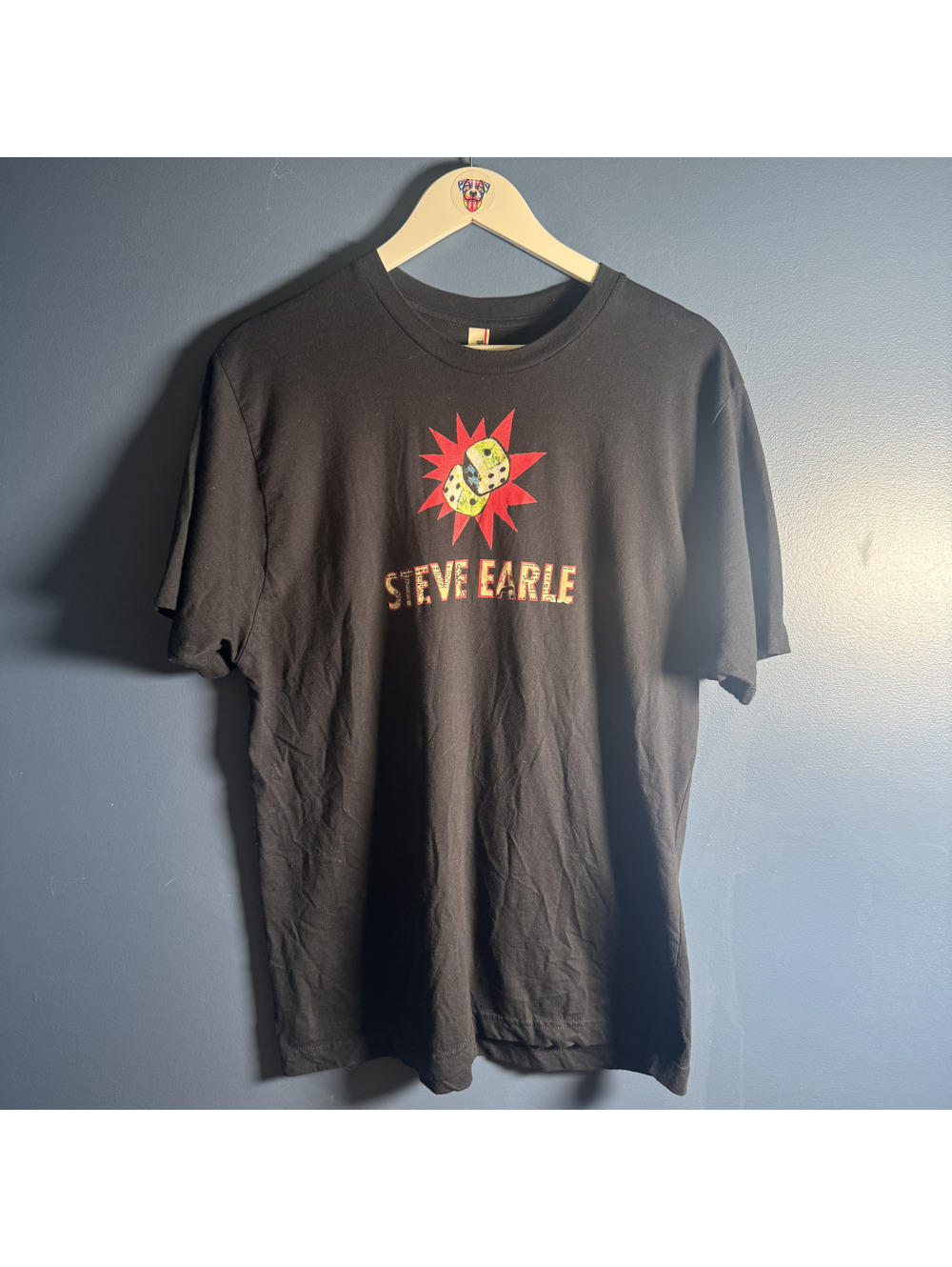 Steve Earle Townes Tour 2009 Concert T-Shirt Black Unisex Large Double Sided